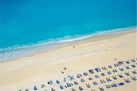 parasol - Myrtos Beach, Cephalonia, Ionian Islands, Greek Islands, Greece, Europe Stock Photo - Rights-Managed, Code: 841-07653479