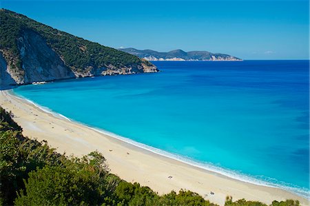 Myrtos Beach, Cephalonia, Ionian Islands, Greek Islands, Greece, Europe Foto de stock - Con derechos protegidos, Código: 841-07653480