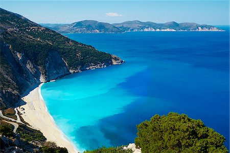 Myrtos Beach, Cephalonia, Ionian Islands, Greek Islands, Greece, Europe Photographie de stock - Rights-Managed, Code: 841-07653482