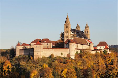 simsearch:841-06030515,k - Benedictine Abbey of Kloster Grosscomburg (Comburg), Steinbach, Kochertal Valley, Schwabisch Hall District, Hohenlohe, Baden Wurttemberg, Germany, Europe Stockbilder - Lizenzpflichtiges, Bildnummer: 841-07673340