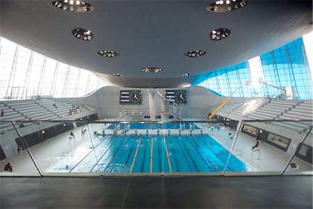 The Aquatic Centre, Queen Elizabeth Olympic Park, Stratford, London, E20, England, United Kingdom, Europe Stock Photo - Rights-Managed, Code: 841-07673382