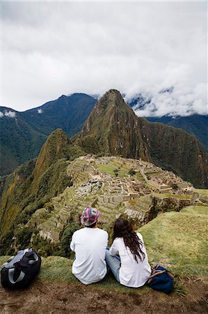 Machu Picchu, UNESCO World Heritage Site, Peru, South America Foto de stock - Con derechos protegidos, Código: 841-07673392