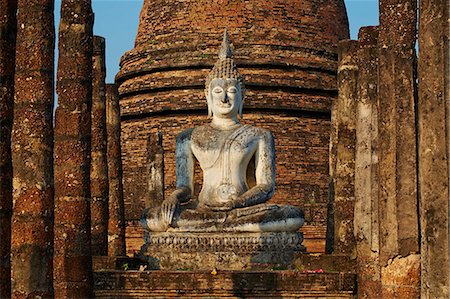 Wat Sa Sri, Sukhothai Historical Park, UNESCO World Heritage Site, Sukhothai, Thailand, Southeast Asia, Asia Stock Photo - Rights-Managed, Code: 841-07673529