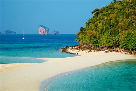 Ao Phra Nang Bay, Ko Tub Island, Krabi Province, Thailand, Southeast Asia, Asia Stockbilder - Lizenzpflichtiges, Bildnummer: 841-07673536