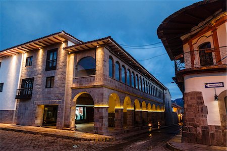 simsearch:400-03941660,k - The exterior of the JW Marriott Hotel which is an old restored convent, Cuzco, UNESCO World Heritage Site, Peru, South America Stock Photo - Rights-Managed, Code: 841-07782359