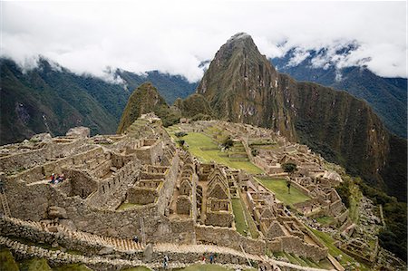 ruined city - Machu Picchu, UNESCO World Heritage Site, Peru, South America Stock Photo - Rights-Managed, Code: 841-07782380