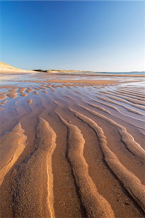 simsearch:841-08718145,k - Sand patterns on Embleton Beach at low tide, Northumberland, England, United Kingdom, Europe Stock Photo - Rights-Managed, Code: 841-07782479