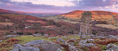 simsearch:845-03721236,k - Dawn over Bowerman's Nose, Dartmoor National Park, Devon, England. United Kingdom, Europe Foto de stock - Con derechos protegidos, Código: 841-07782518