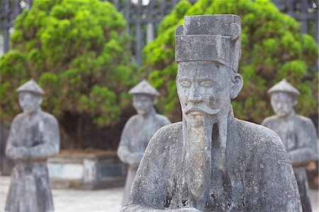 simsearch:841-06033289,k - Statues at Tomb of Khai Dinh (UNESCO World Heritage Site), Hue, Thua Thien-Hue, Vietnam Stock Photo - Rights-Managed, Code: 841-07782561