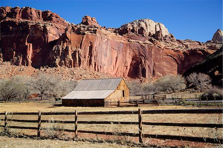 Historic Gifford Homestead Barn dating from 1908, Capitol Reef National Park, Utah, United States of America, North America Photographie de stock - Rights-Managed, Code: 841-07782631