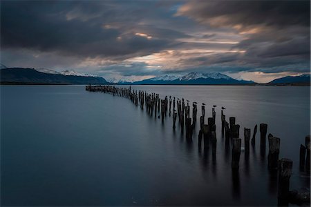 simsearch:841-06499642,k - Dusk over The Last Hope Sound, Puerto Natales, Patagonia, Chile, South America Stock Photo - Rights-Managed, Code: 841-07783139