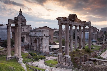 rome - The Roman Forum (Foro Romano), Rome, Lazio, Italy, Europe Photographie de stock - Rights-Managed, Code: 841-07783156