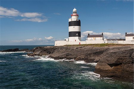 Hook Head Lighthouse, County Wexford, Leinster, Republic of Ireland, Europe Fotografie stock - Rights-Managed, Codice: 841-07801564