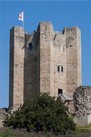 Conisbrough castle, South Yorkshire, Yorkshire, England, United Kingdom, Europe Foto de stock - Con derechos protegidos, Código: 841-07813782