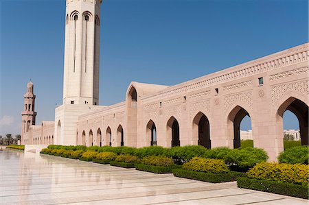 Sultan Qaboos Grand Mosque in Muscat, Oman, Middle East Stock Photo - Rights-Managed, Code: 841-07813813