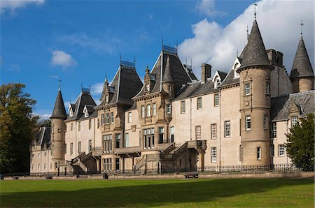 Callendar House, a 19th century mansion in French Renaissence style, Falkirk, Scotland, United Kingdom, Europe Stock Photo - Rights-Managed, Code: 841-07813824