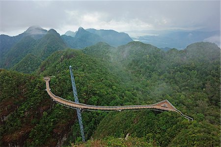 elevated walkways forest - Skywalk, Gunung Machincang, Pulau Langkawi (Langkawi Island), Malaysia, Southeast Asia, Asia Photographie de stock - Rights-Managed, Code: 841-07813836