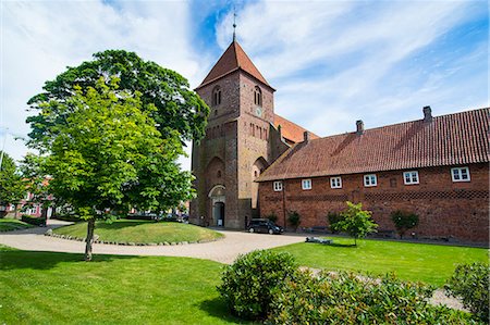 simsearch:841-03673020,k - St. Catharina's Abbey in Ribe, Denmark's oldest surviving city, Jutland, Denmark, Scandinavia, Europe Foto de stock - Con derechos protegidos, Código: 841-07813852