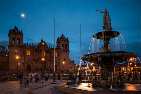 plaza de armas - La Catedral, Plaza de Armas, Cusco (Cuzco), Peru, South America Photographie de stock - Rights-Managed, Code: 841-07813868