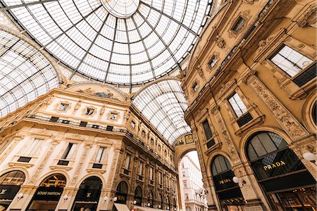 europäisch - Interior of Galleria Vittorio Emanuele Shopping Mall, Milan, Lombardy, Italy, Europe Stockbilder - Lizenzpflichtiges, Bildnummer: 841-07813877