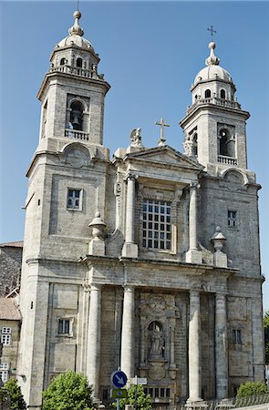 Church of San Francisco, Old Town, UNESCO World Heritage Site, Santiago de Compostela, Galicia, Spain, Europe Foto de stock - Con derechos protegidos, Código: 841-07813889