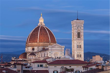 Basilica di Santa Maria del Fiore (Duomo), Florence, UNESCO World Heritage Site, Tuscany, Italy, Europe Photographie de stock - Rights-Managed, Code: 841-07913996