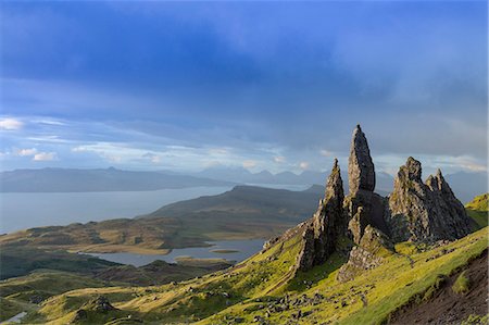 rock formation in scotland - The Old Man of Storr, The Storr, Trotternish, Isle of Skye, Highlands,  Inner Hebrides, Scotland, United Kingdom, Europe Stock Photo - Rights-Managed, Code: 841-08031390