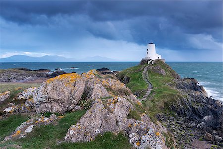 simsearch:841-08663643,k - Twr Mawr lighthouse on Llanddwyn Island, Anglesey, Wales, United Kingdom, Europe Foto de stock - Con derechos protegidos, Código: 841-08031467