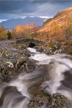 simsearch:841-08031460,k - Tumbling mountain stream at Ashness Bridge in the Lake District National Park, Cumbria, England, United Kingdom, Europe Stock Photo - Rights-Managed, Code: 841-08031521