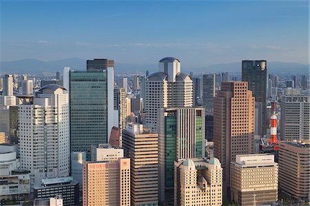simsearch:841-08031569,k - View of skyscrapers of Kita, Osaka, Kansai, Japan, Asia Foto de stock - Con derechos protegidos, Código: 841-08031555