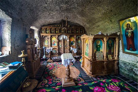 pulpit - Cave monastery in the historical  temple complex of old Orhei (Orheiul Vechi), Moldova, Europe Stock Photo - Rights-Managed, Code: 841-08031578