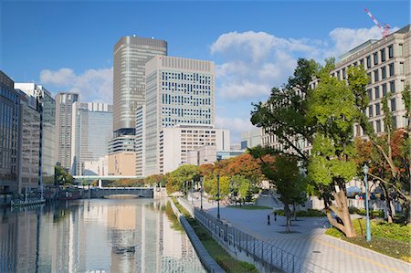 Skyscrapers on Naganoshima Island, Osaka, Kansai, Japan, Asia Photographie de stock - Rights-Managed, Code: 841-08031573