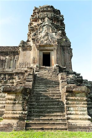 simsearch:841-08240237,k - Corner tower of the Bakan level, Angkor Wat Temple complex, UNESCO World Heritage Site, Angkor, Siem Reap, Cambodia, Indochina, Southeast Asia, Asia Photographie de stock - Rights-Managed, Code: 841-08031597