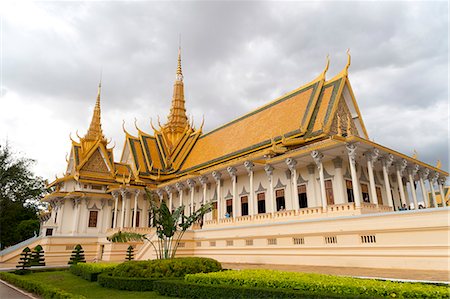 royal palace - Throne Hall, Royal Palace, Phnom Penh, Cambodia, Indochina, Southeast Asia, Asia Foto de stock - Con derechos protegidos, Código: 841-08031601