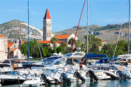 Stari Grad (Old Town), UNESCO World Heritage Site, Trogir, Dalmatia, Croatia, Europe Foto de stock - Con derechos protegidos, Código: 841-08059391