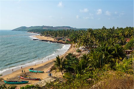 simsearch:841-08211696,k - View over Anjuna beach, Goa, India, Asia Stockbilder - Lizenzpflichtiges, Bildnummer: 841-08059516