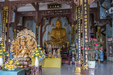 símbolo religioso - Phap Lam Pagoda, Danang, Vietnam, Indochina, Southeast Asia, Asia Foto de stock - Con derechos protegidos, Código: 841-08101769