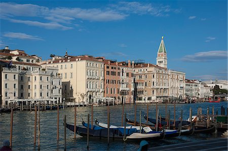 fondeado - Grand Canal, Venice, UNESCO World Heritage Site, Veneto, Italy, Europe Photographie de stock - Rights-Managed, Code: 841-08101875