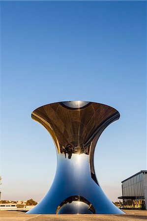 simsearch:841-06031387,k - Turning the World Upside Down sculpture by Anish Kapoor, Israel Museum, Jerusalem, Israel, Middle East Stock Photo - Rights-Managed, Code: 841-08101890