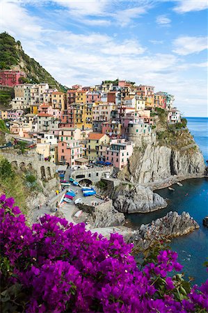 Manarola, Cinque Terre, UNESCO World Heritage Site, Liguria, Italy, Europe Stock Photo - Rights-Managed, Code: 841-08101906