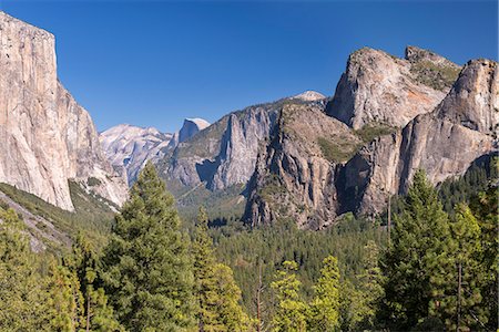 simsearch:841-08663673,k - El Capitan rising above Yosemite Valley from Tunnel View, Yosemite National Park, UNESCO World Heritage Site, California, United States of America, North America Stock Photo - Rights-Managed, Code: 841-08102008