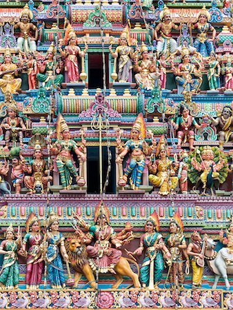 Sri Mariamman Hindu Temple, Singapore, Southeast Asia, Asia Stock Photo - Rights-Managed, Code: 841-08102121