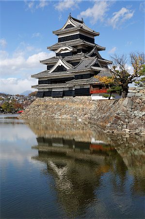 simsearch:841-05847163,k - Matsumoto-jo (Wooden Castle), Matsumoto, Central Honshu, Japan, Asia Photographie de stock - Rights-Managed, Code: 841-08102255