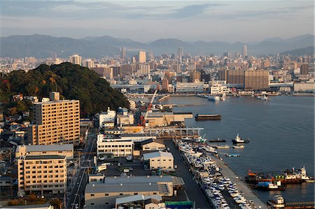 View over Hiroshima Port, Ujina Island, Hiroshima, Western Honshu, Japan, Asia Stock Photo - Rights-Managed, Code: 841-08102264
