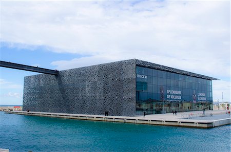 french riviera architecture - The Museum of European and Mediterranean Civilisations, Marseille, Cote d'Azur, Provence, France, Europe Stock Photo - Rights-Managed, Code: 841-08102323