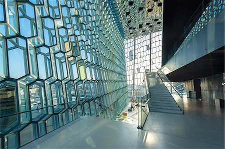 Harpa Concert Hall and conference centre in Reykjavik, Iceland, Polar Regions Stockbilder - Lizenzpflichtiges, Bildnummer: 841-08149703