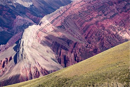 Multi coloured mountains, Humahuaca, province of Jujuy, Argentina, South America Foto de stock - Con derechos protegidos, Código: 841-08211592