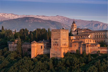 pillar mountain - Alhambra, UNESCO World Heritage Site, Granada, province of Granada, Andalucia, Spain, Europe Stock Photo - Rights-Managed, Code: 841-08211670