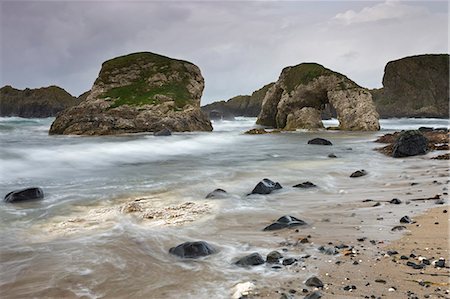 simsearch:841-08211742,k - Dramatic coastline of Ballintoy on the Causeway Coast, County Antrim, Ulster, Northern Ireland, United Kingdom, Europe Stock Photo - Rights-Managed, Code: 841-08211757