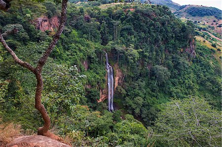 Manchewe Falls near Livingstonia, Malawi, Africa Photographie de stock - Rights-Managed, Code: 841-08220871